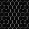 Metro 2" Hex Glossy Black 11-1/8" x 12-5/8" Porcelain Mosaic Tile - Sold Per Case of 10 - 10.0 Sq. Ft.