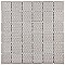 Metro Quad Matte White 11.75" x 11.75" Porcelain Mosaic Tile - Sold Per Case of 10 - 9.79 Square Feet