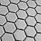 Metro 1" Hex Glossy White Porcelain Mosaic Tile - Per Case of 10 - 8.5 Square Feet
