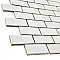 Metro Subway Matte White 11-3/4" x 11-3/4" Porcelain Mosaic - Sold Per Case of 10 - 9.8 Square Feet Per Case