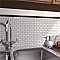 Metro Subway Matte White 11-3/4" x 11-3/4" Porcelain Mosaic - Sold Per Case of 10 - 9.8 Square Feet Per Case