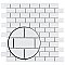 Metro Subway Glossy White 11-3/4" x 11-3/4" Porcelain Mosaic Tile - 10 Tiles Per Case - 9.8 Sq. Ft.
