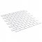 Metro Subway Glossy White 11-3/4" x 11-3/4" Porcelain Mosaic Tile - 10 Tiles Per Case - 9.8 Sq. Ft.