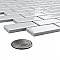 Metro Subway Glossy White 11-3/4" x 11-3/4" Porcelain Mosaic Tile - 10 Tiles Per Case - 9.8 Sq. Ft.