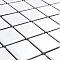 Metro 1" Square Glossy White 10-3/4" x 11-3/4" Porcelain Mosaic Floor & Wall Tile - Sold Per Case of 10 - 9.0 Sq. Ft.