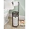 Vine Freestanding Toilet Paper Holder and Storage Unit - Bronze - Holds 3 Rolls