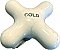 Antique Porcelain "Cold" Faucet Cross Handle