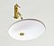 Kohler Caxton Oval Undercounter Lavatory with Glazed Underside - 17" x 14"