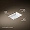 Kohler Kathryn Rectangular Undercounter Lavatory with Glazed Underside - 19-3/4" x 15-5/8"