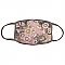 Face Covering or Mask - Pink Paisley