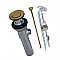 Kingston Brass KB1001 Brass Pop-Up Drain with Overflow Hole, 22 Gauge - Brushed Brass