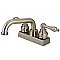 Kingston Brass 3-Hole Deck Mount Laundry or Utility Sink Faucet - Satin Nickel