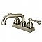 Kingston Brass 3-Hole Deck Mount Laundry or Utility Sink Faucet - Satin Nickel