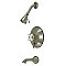 Pressure Balance Tub & Shower Set - Satin Nickel