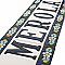 Sevillano Flora Address Number Zero 2-1/8" x 4-3/8" Ceramic Wall Tile - Sold by the individual piece
