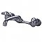 Proseal 8-Inch Adjustable Centers Wall Mount Kitchen Faucet -  Polished Chrome