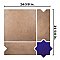 Argile Bordeaux Ferrara with Losanga and Blue Star 24-5/8 in. x 24-5/8 in. Porcelain Floor and Wall Tile - 4 Tiles Per Case - 4.34 Square Feet