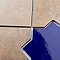 Argile Bordeaux Ferrara with Losanga and Blue Star 24-5/8 in. x 24-5/8 in. Porcelain Floor and Wall Tile - 4 Tiles Per Case - 4.34 Square Feet