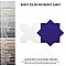 Argile Star Blu w/Bianco Cross 7" x 14" Porcelain Floor and Wall Tile - 2 Tiles Per Case - .72 Square Feet