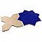 Argile Star Blu w/ Cotto Cross 7" x 14" Porcelain Floor and Wall Tile - 2 Tiles Per Case - .72 Square Feet