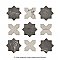 Istanbul Star Night with Day Cross 6" x 12" Porcelain Floor and Wall Tile - 32 Tiles Per Case - 8.64 Square Feet