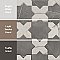 Istanbul Star Night with Day Cross 6" x 12" Porcelain Floor and Wall Tile - 32 Tiles Per Case - 8.64 Square Feet