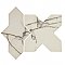 Istanbul Squire Shield Day with Day Cross 6" x 8-3/8" Porcelain Floor and Wall Tile - 48 Tiles Per Case - 9.12 Square Feet
