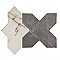 Istanbul Squire Shield Day with Night Cross 6" x 8-3/8" Porcelain Floor and Wall Tile - 48 Tiles Per Case - 9.12 Square Feet