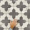 Istanbul Squire Shield Day with Night Cross 6" x 8-3/8" Porcelain Floor and Wall Tile - 48 Tiles Per Case - 9.12 Square Feet