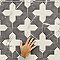 Istanbul Squire Shield Night with Day Cross 6" x 8-3/8" Porcelain Floor and Wall Tile - 48 Tiles Per Case - 9.12 Square Feet