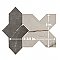 Istanbul Squire Shield Night with Day Cross 6" x 8-3/8" Porcelain Floor and Wall Tile - 48 Tiles Per Case - 9.12 Square Feet