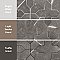 Istanbul Squire Shield Night with Night Cross 6" x 8-3/8" Porcelain Floor and Wall Tile - 48 Tiles Per Case - 9.12 Square Feet