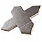 Istanbul Squire Shield Night with Night Cross 6" x 8-3/8" Porcelain Floor and Wall Tile - 48 Tiles Per Case - 9.12 Square Feet