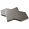 Istanbul Templar Shield Night with Day Cross 8-3/8" x 8-3/8" Porcelain Floor and Wall Tile - 36 Tiles Per Case - 6.37 Square Feet