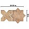 Tech Land Star Fire/Cross Fire 6" x 12" Porcelain Floor & Wall Tile - 1 Tiles Per Case - 0.57 Sq. Ft.