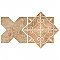 Tech Land Star Fire Temple/Cross Fire 6" x 12" Porcelain Floor & Wall Tile - 1 Tiles Per Case - 0.57 Sq. Ft.