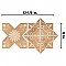 Tech Land Star Fire Temple/Cross Fire Temple 6" x 12" Porcelain Floor & Wall1 Tiles Per Case - 0.57 Sq. Ft.