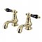 Kingston Brass KS1102PKL Basin Tap Faucet with Cross Handle, PB