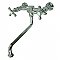 Wall Mount Kitchen Faucet -  Polished Chrome