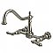 Heritage Wall Mount Bridge Kitchen Faucet -  Polished Nickel