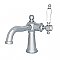Nautical Single-Handle Bathroom Faucet with Push Pop-Up Drain - Polished Chrome