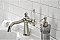Nautical Single-Handle Bathroom Faucet with Push Pop-Up Drain - Polished Nickel