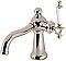 Nautical Single-Handle Bathroom Faucet with Push Pop-Up Drain - Polished Nickel