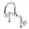 Kingston Brass KS2171RKX Webb Bridge Bathroom Faucet with Push Pop-Up, Polished Chrome