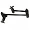 Restoration Wall Mount Pot Filler Kitchen Faucet -  Matte Black