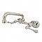 Kingston Two Handle Wall Mount Kitchen Faucet -  Polished Nickel