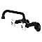 Kingston Two Handle Wall Mount Bathroom Faucet -  Matte Black