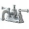 Kingston Brass 4-Inch Centerset Lavatory Faucet Metal Levers - Polished Chrome