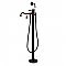 Kingston Brass KS7135DKL Kaiser Freestanding Tub Faucet with Hand Shower, Oil Rubbed Bronze