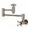 Concord Wall Mount Pot Filler Kitchen Faucet -  Brushed Nickel